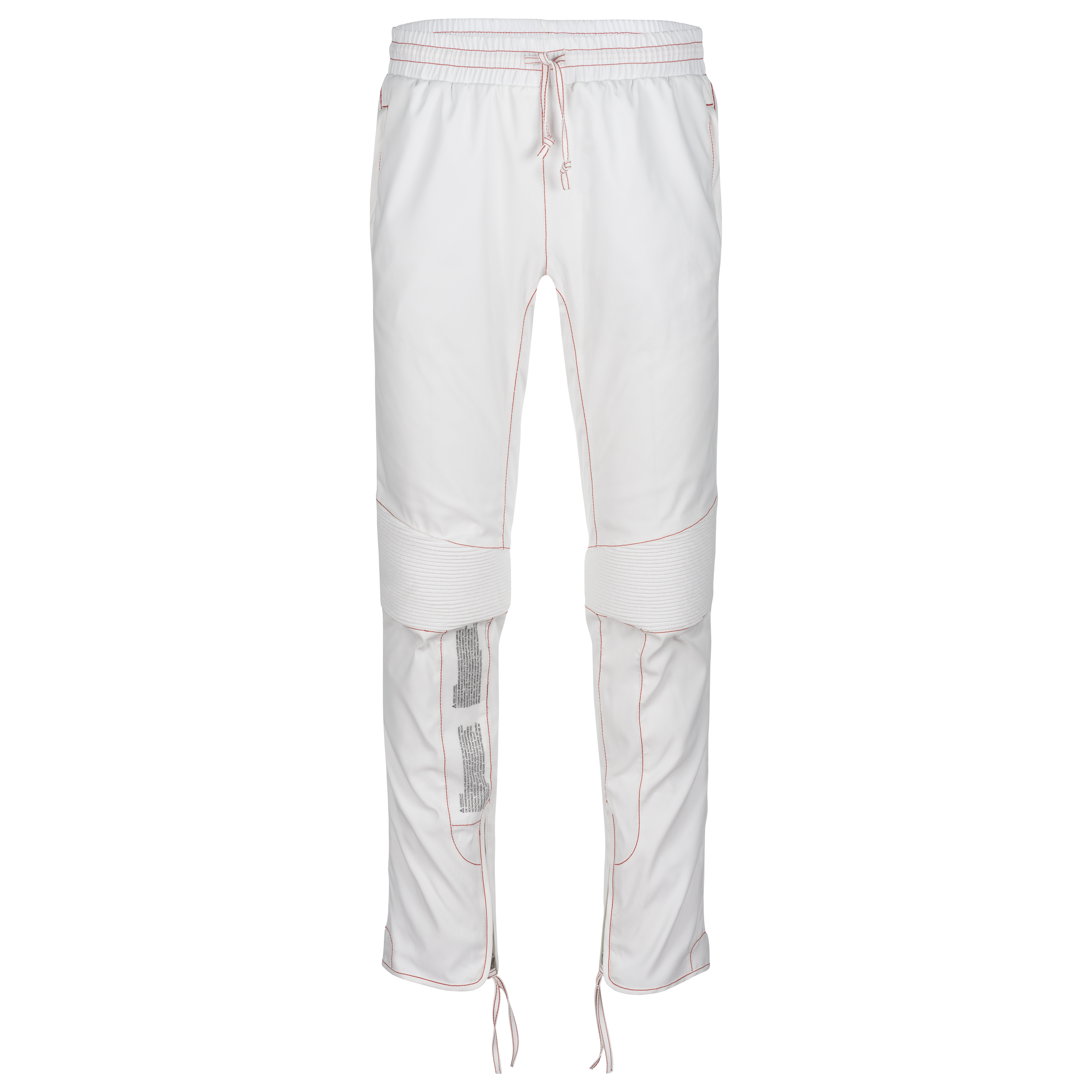 LOCK STITCHED TRACK PANTS OFF WHITE